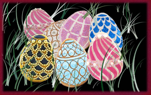 Faberge Egg Cookies